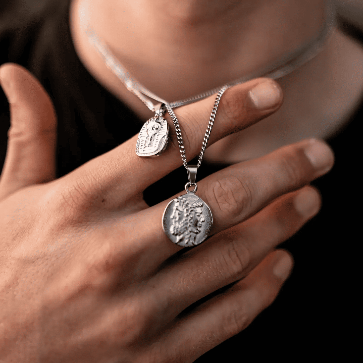Coin Silver Pendant
